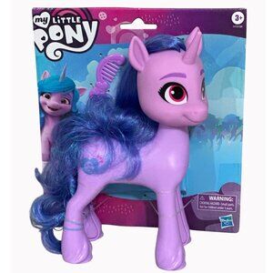 My Little Pony Izzy Unicorn Toy With Blue Brushable Hair For Kids Ages 3+